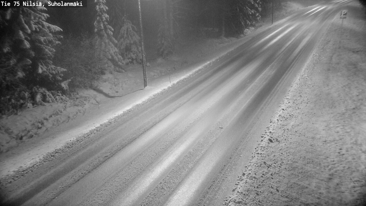 Weather Camera Image Road 75 Nilsiä, Suholanmäki, Kuopio, Pohjois-Savo