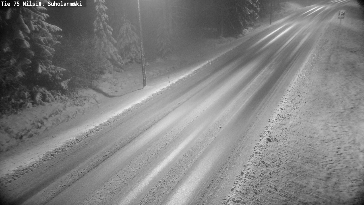 Weather Camera Image Road 75 Nilsiä, Suholanmäki, Kuopio, Pohjois-Savo