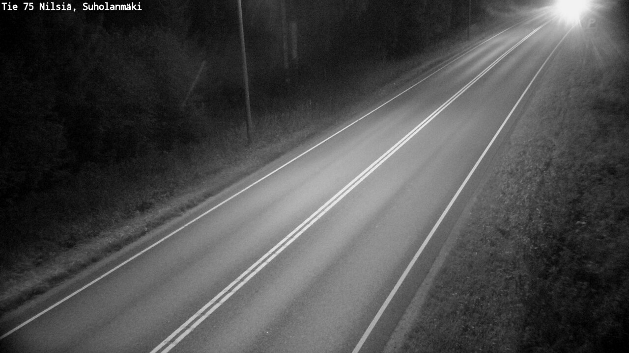 Weather Camera Image Väg 75 Nilsiä, Suholanmäki, Kuopio, Pohjois-Savo