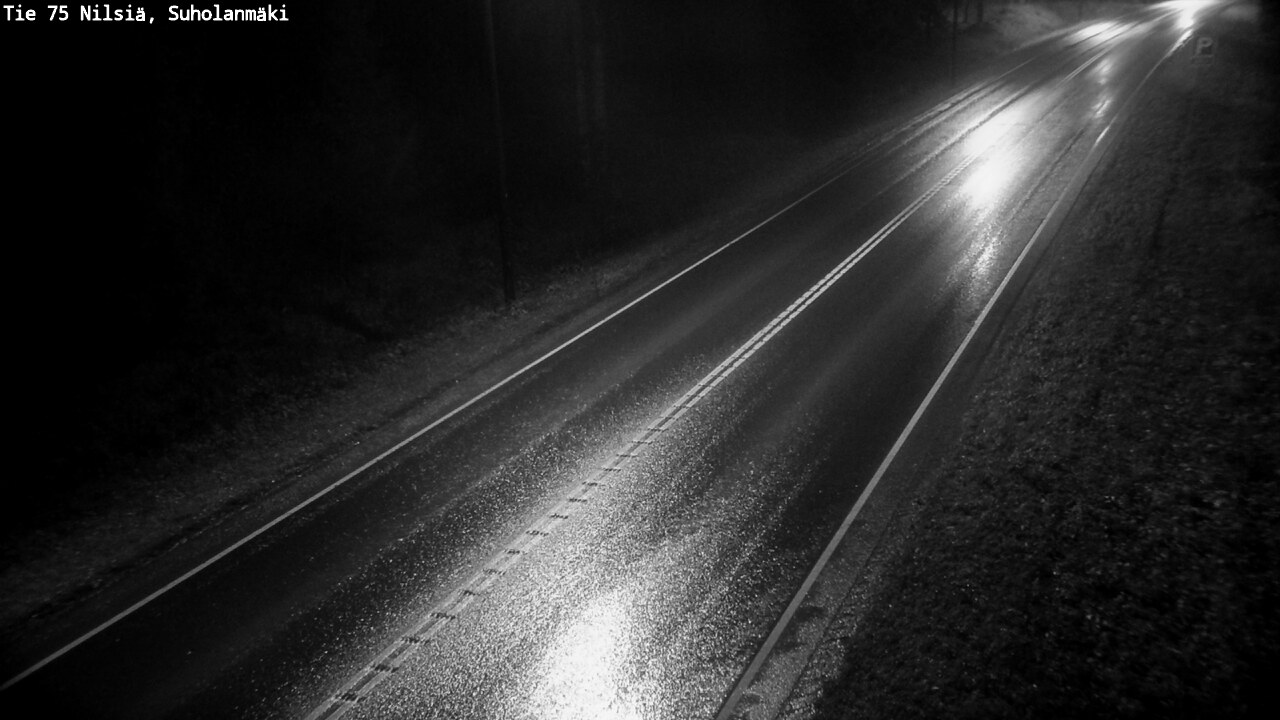 Weather Camera Image Väg 75 Nilsiä, Suholanmäki, Kuopio, Pohjois-Savo