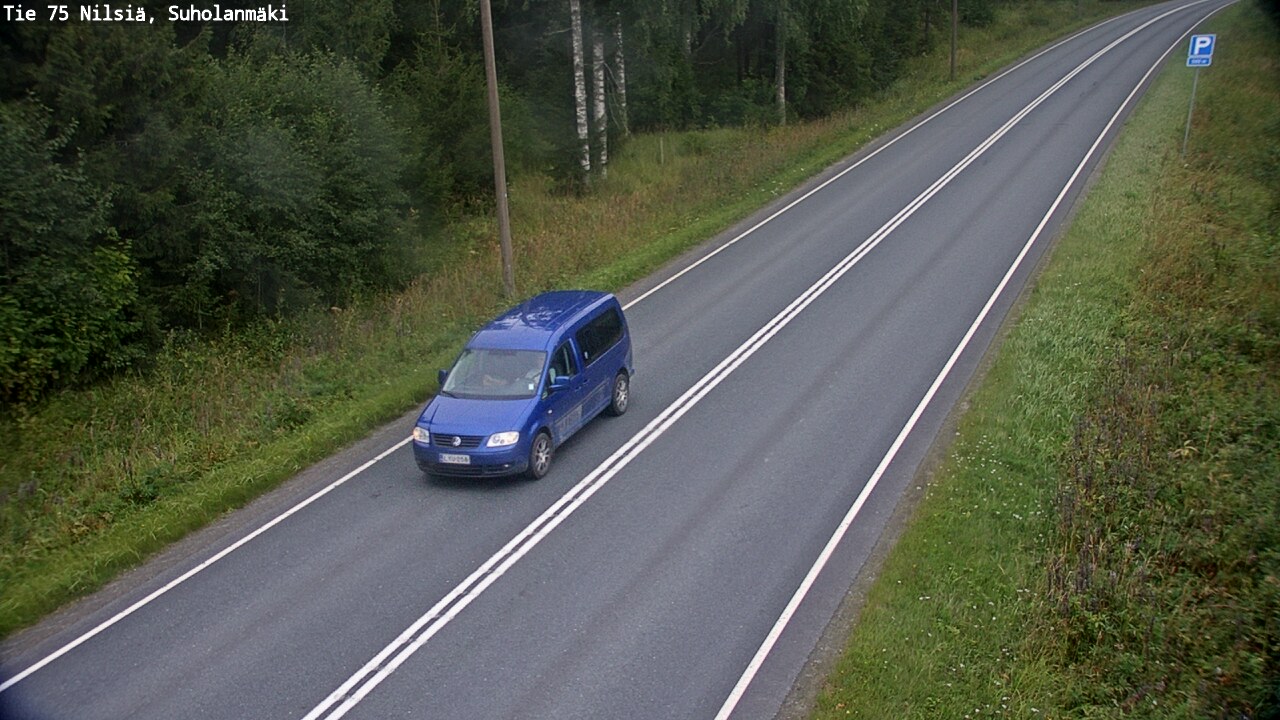 Weather Camera Image Väg 75 Nilsiä, Suholanmäki, Kuopio, Pohjois-Savo