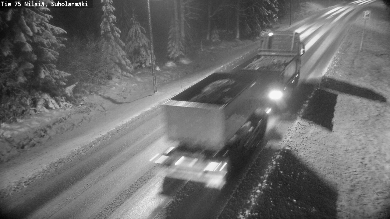 Weather Camera Image Road 75 Nilsiä, Suholanmäki, Kuopio, Pohjois-Savo