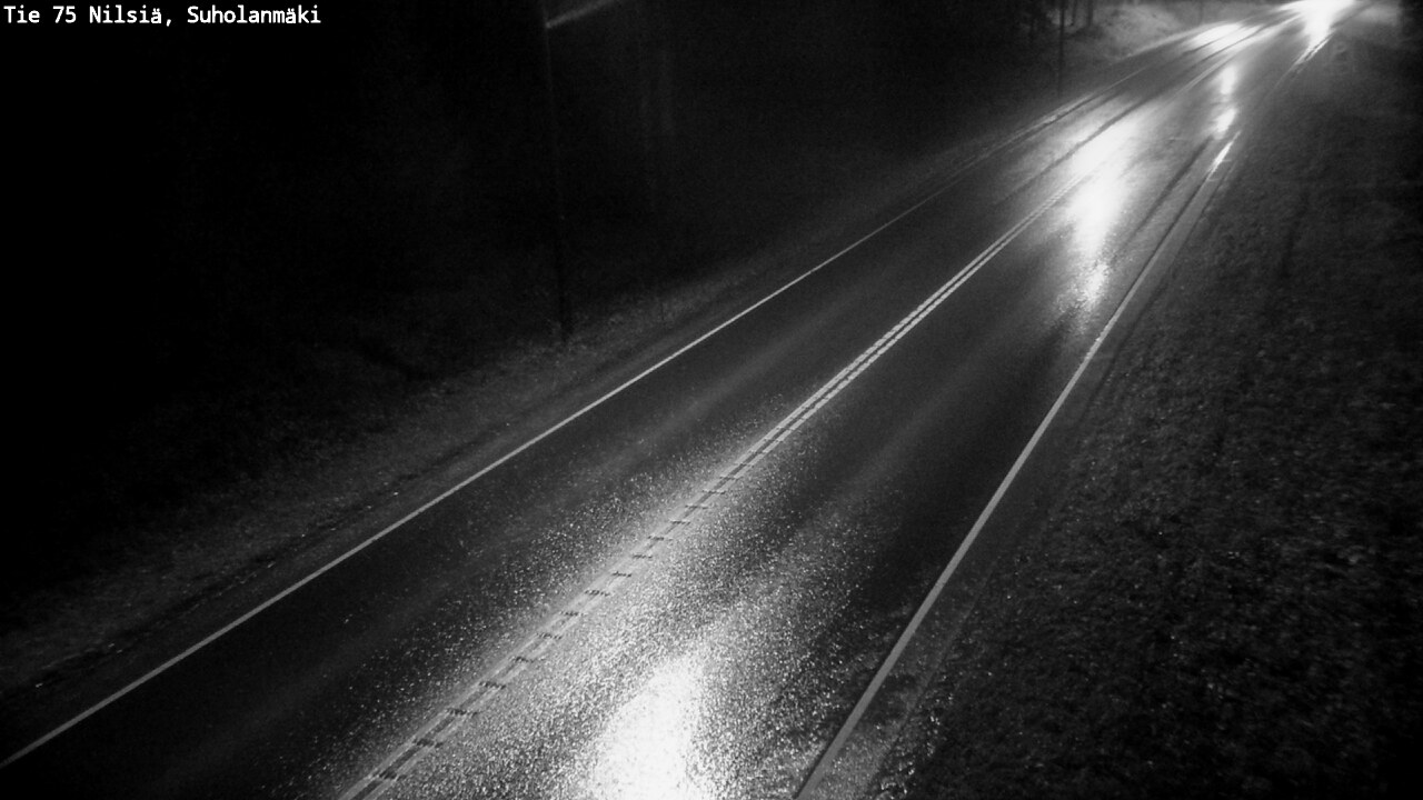 Weather Camera Image Road 75 Nilsiä, Suholanmäki, Kuopio, Pohjois-Savo