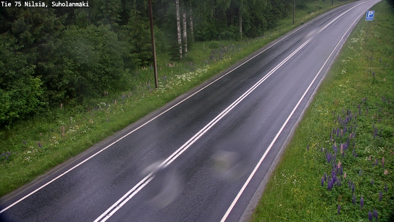 Weather Camera Image Road 75 Nilsiä, Suholanmäki, Kuopio, Pohjois-Savo