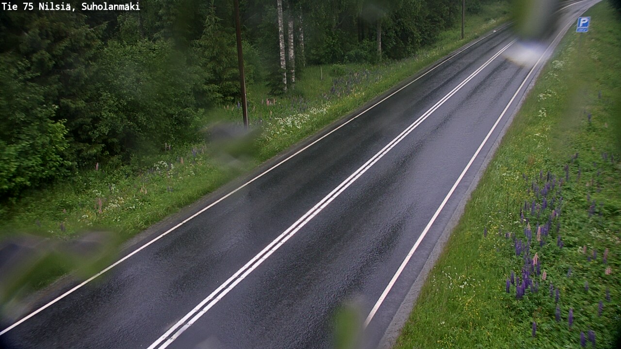 Weather Camera Image Road 75 Nilsiä, Suholanmäki, Kuopio, Pohjois-Savo