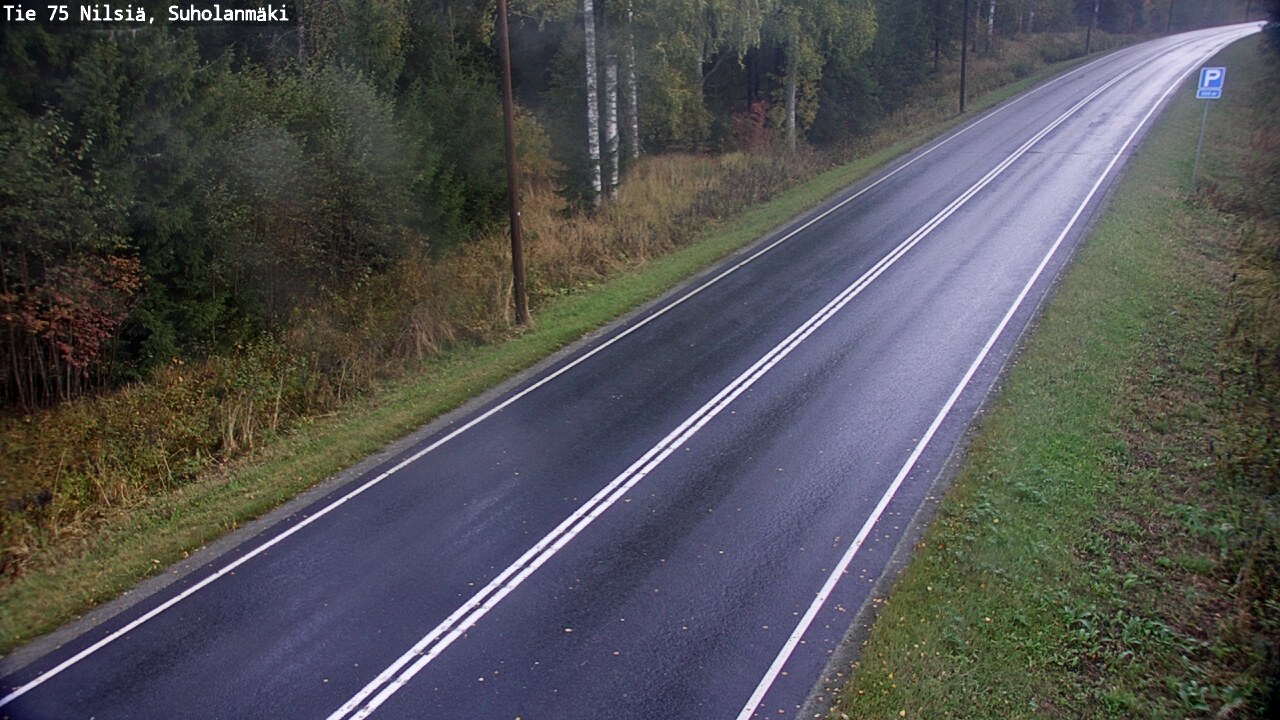 Weather Camera Image Road 75 Nilsiä, Suholanmäki, Kuopio, Pohjois-Savo
