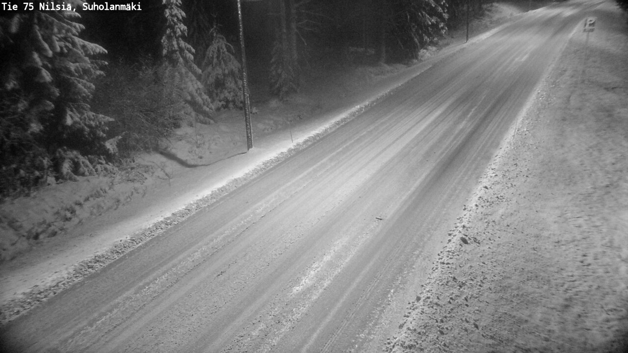 Weather Camera Image Road 75 Nilsiä, Suholanmäki, Kuopio, Pohjois-Savo