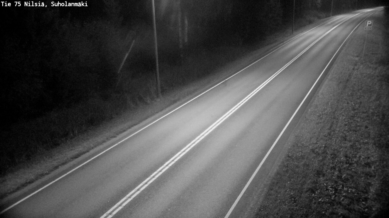 Weather Camera Image Road 75 Nilsiä, Suholanmäki, Kuopio, Pohjois-Savo