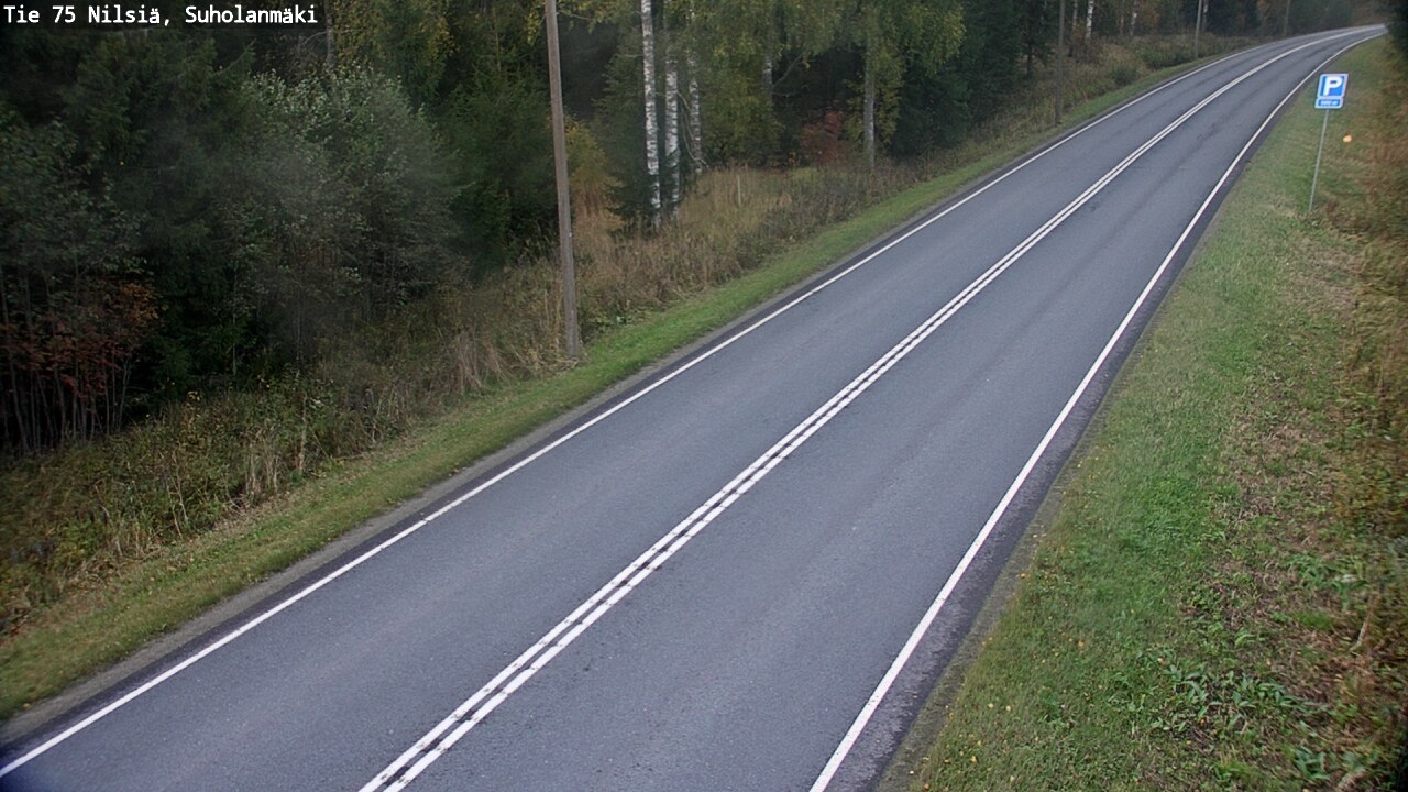 Weather Camera Image Road 75 Nilsiä, Suholanmäki, Kuopio, Pohjois-Savo