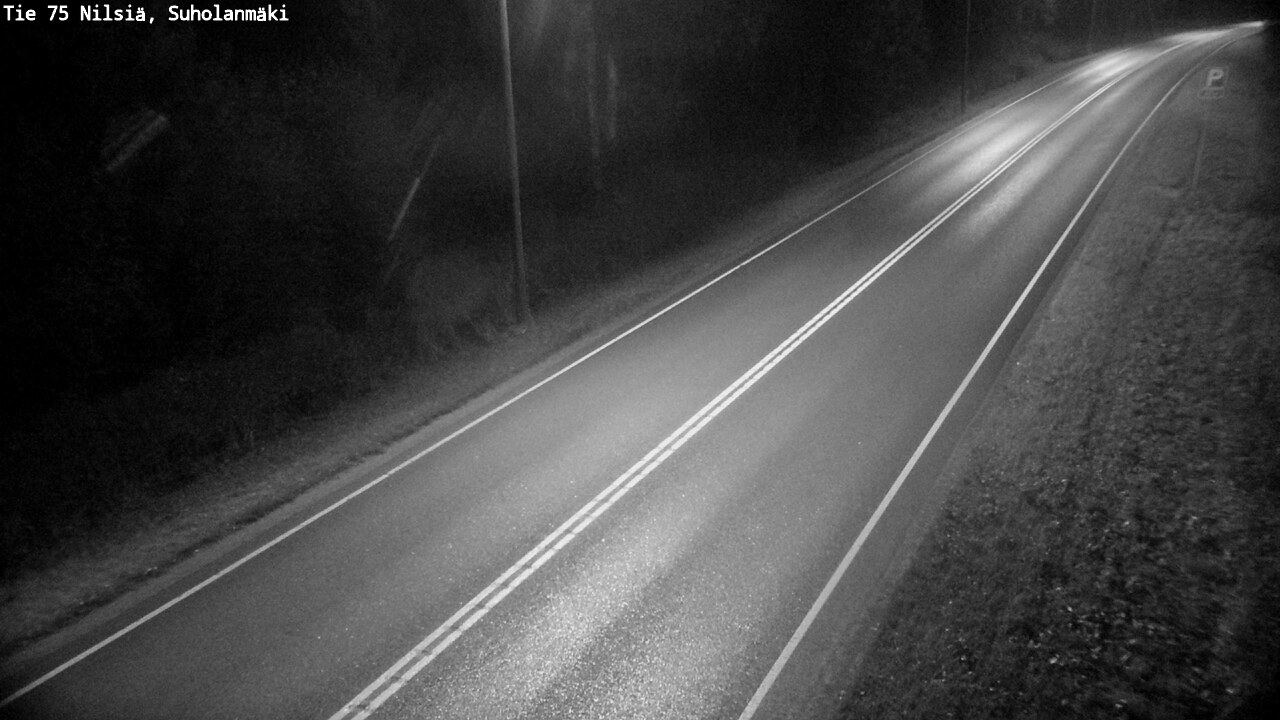 Weather Camera Image Road 75 Nilsiä, Suholanmäki, Kuopio, Pohjois-Savo
