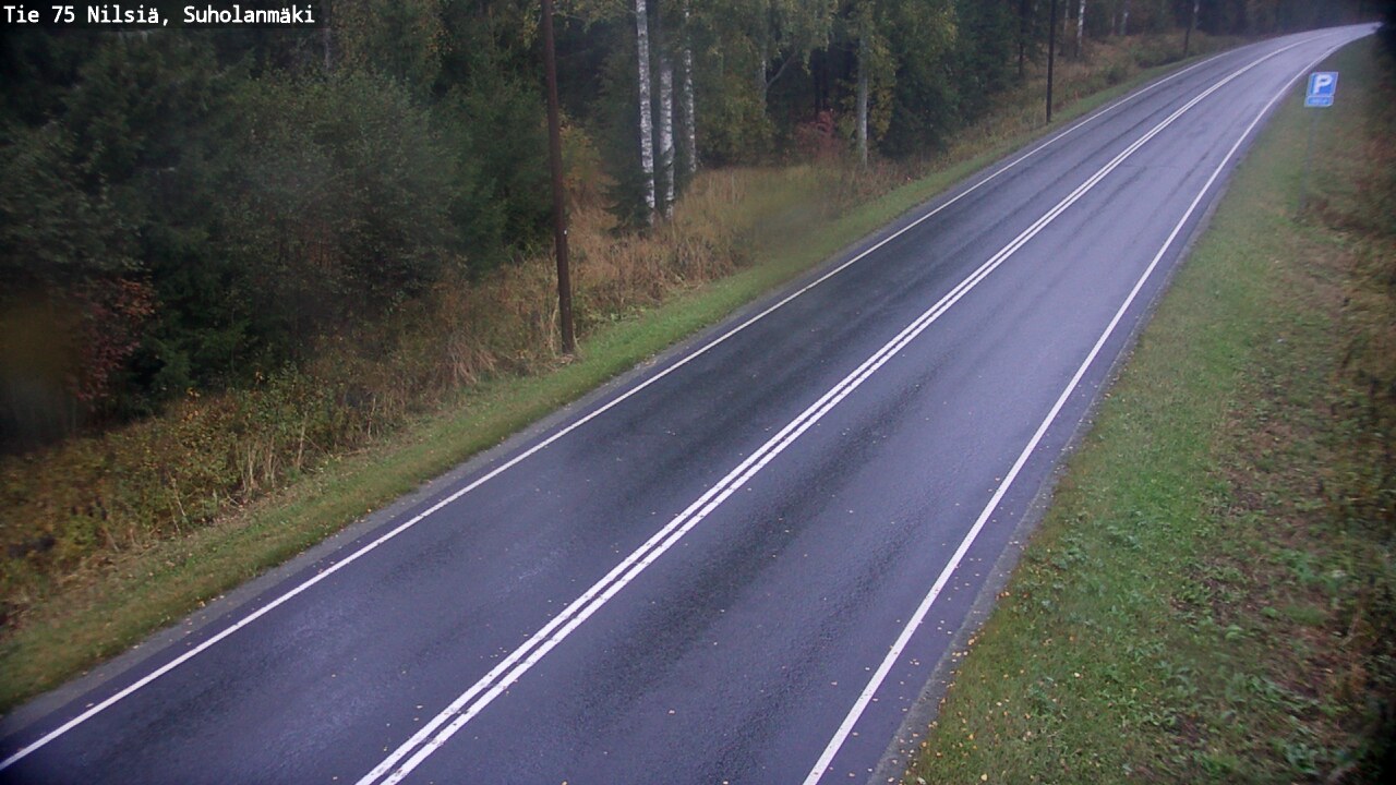 Weather Camera Image Road 75 Nilsiä, Suholanmäki, Kuopio, Pohjois-Savo