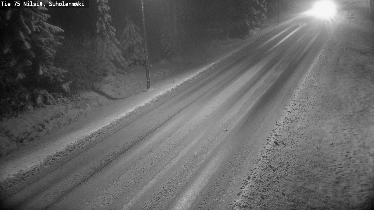 Weather Camera Image Road 75 Nilsiä, Suholanmäki, Kuopio, Pohjois-Savo