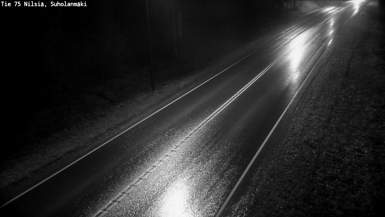 Weather Camera Image Väg 75 Nilsiä, Suholanmäki, Kuopio, Pohjois-Savo