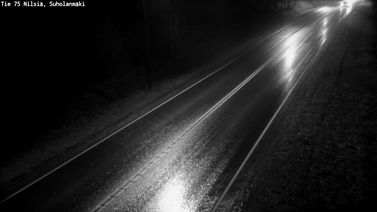 Weather Camera Image Väg 75 Nilsiä, Suholanmäki, Kuopio, Pohjois-Savo