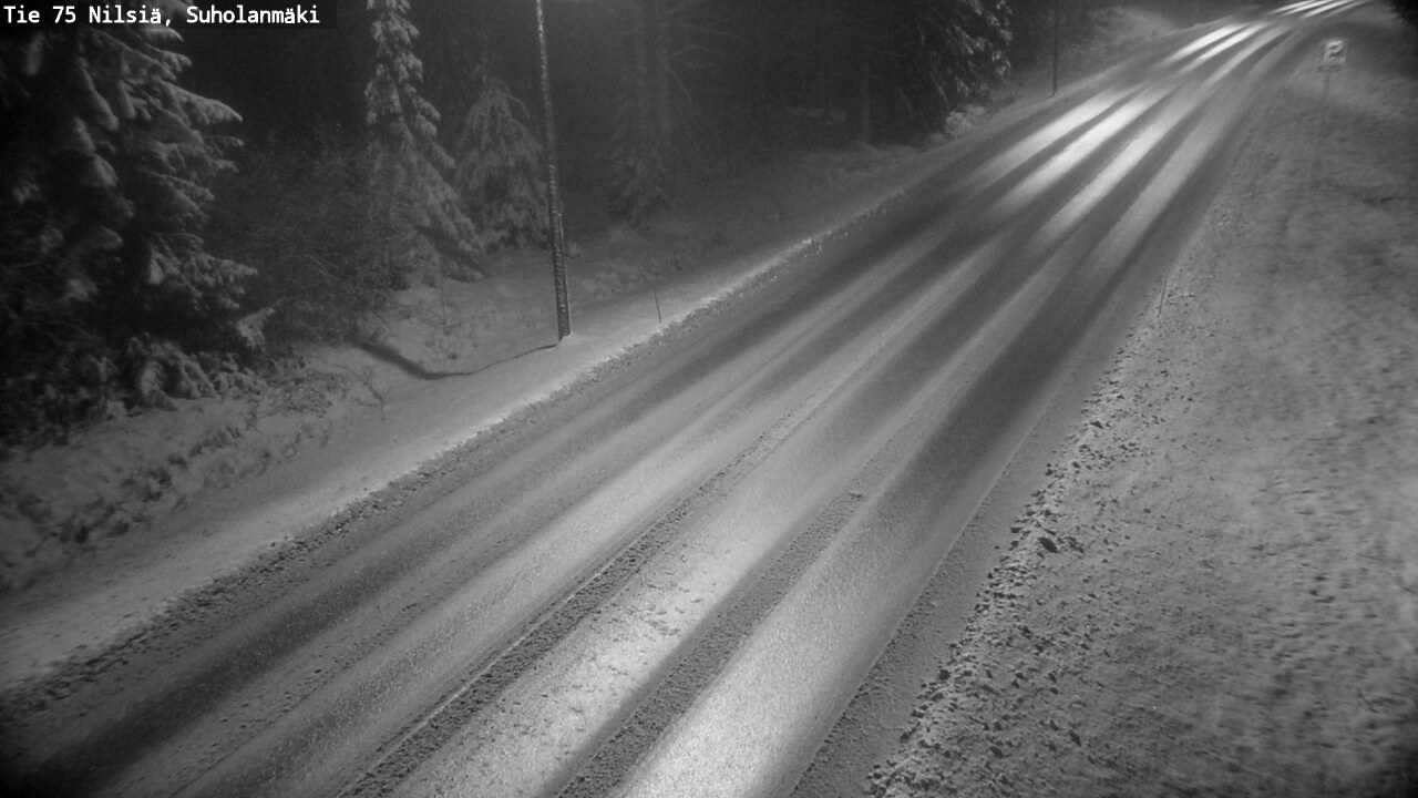 Weather Camera Image Road 75 Nilsiä, Suholanmäki, Kuopio, Pohjois-Savo