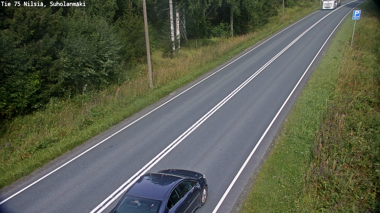 Weather Camera Image Road 75 Nilsiä, Suholanmäki, Kuopio, Pohjois-Savo