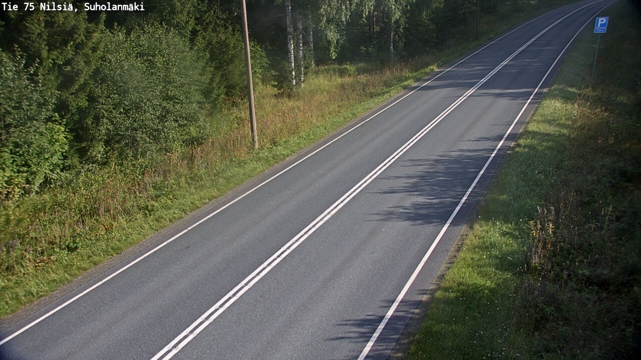 Weather Camera Image Väg 75 Nilsiä, Suholanmäki, Kuopio, Pohjois-Savo