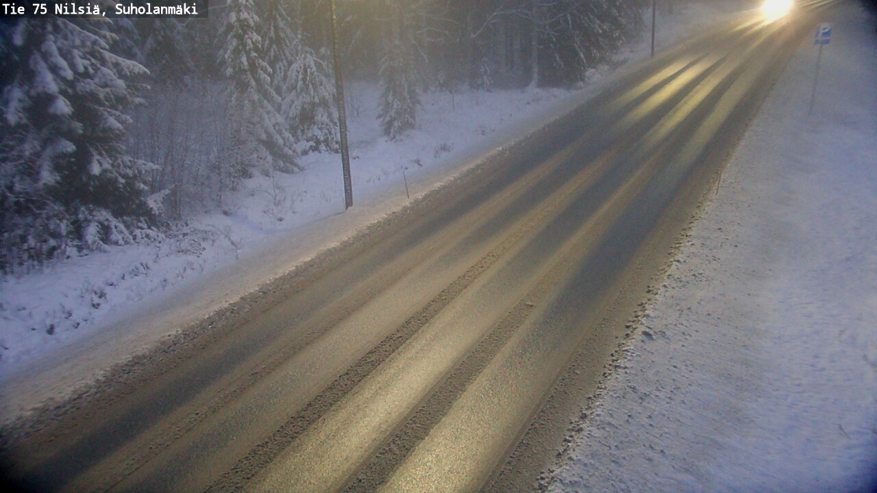 Weather Camera Image Road 75 Nilsiä, Suholanmäki, Kuopio, Pohjois-Savo
