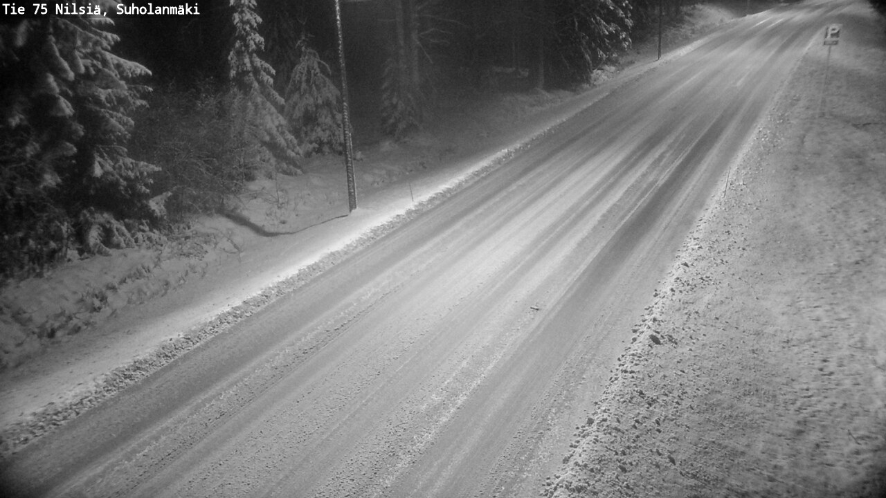 Weather Camera Image Road 75 Nilsiä, Suholanmäki, Kuopio, Pohjois-Savo