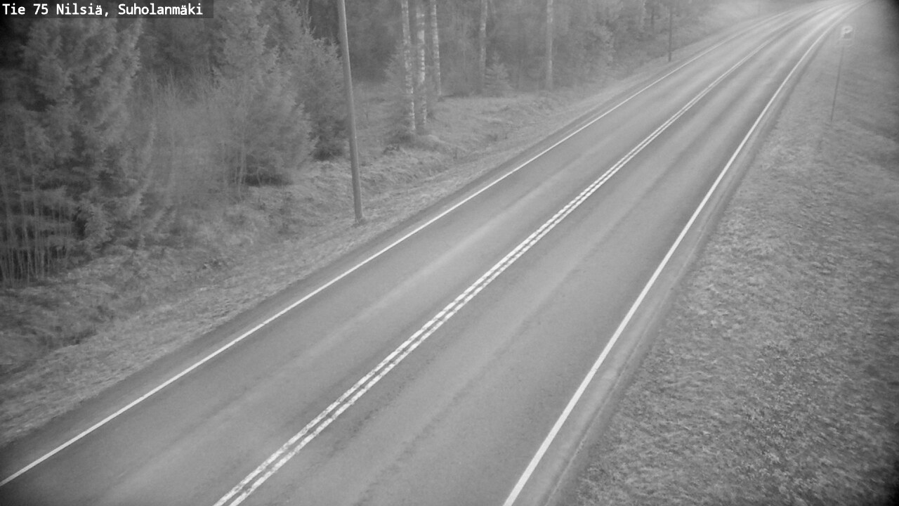 Weather Camera Image Road 75 Nilsiä, Suholanmäki, Kuopio, Pohjois-Savo
