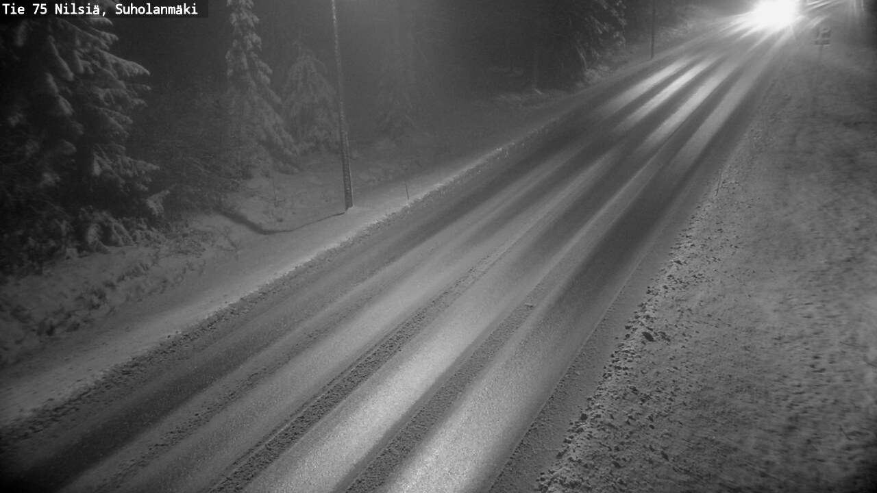 Weather Camera Image Road 75 Nilsiä, Suholanmäki, Kuopio, Pohjois-Savo