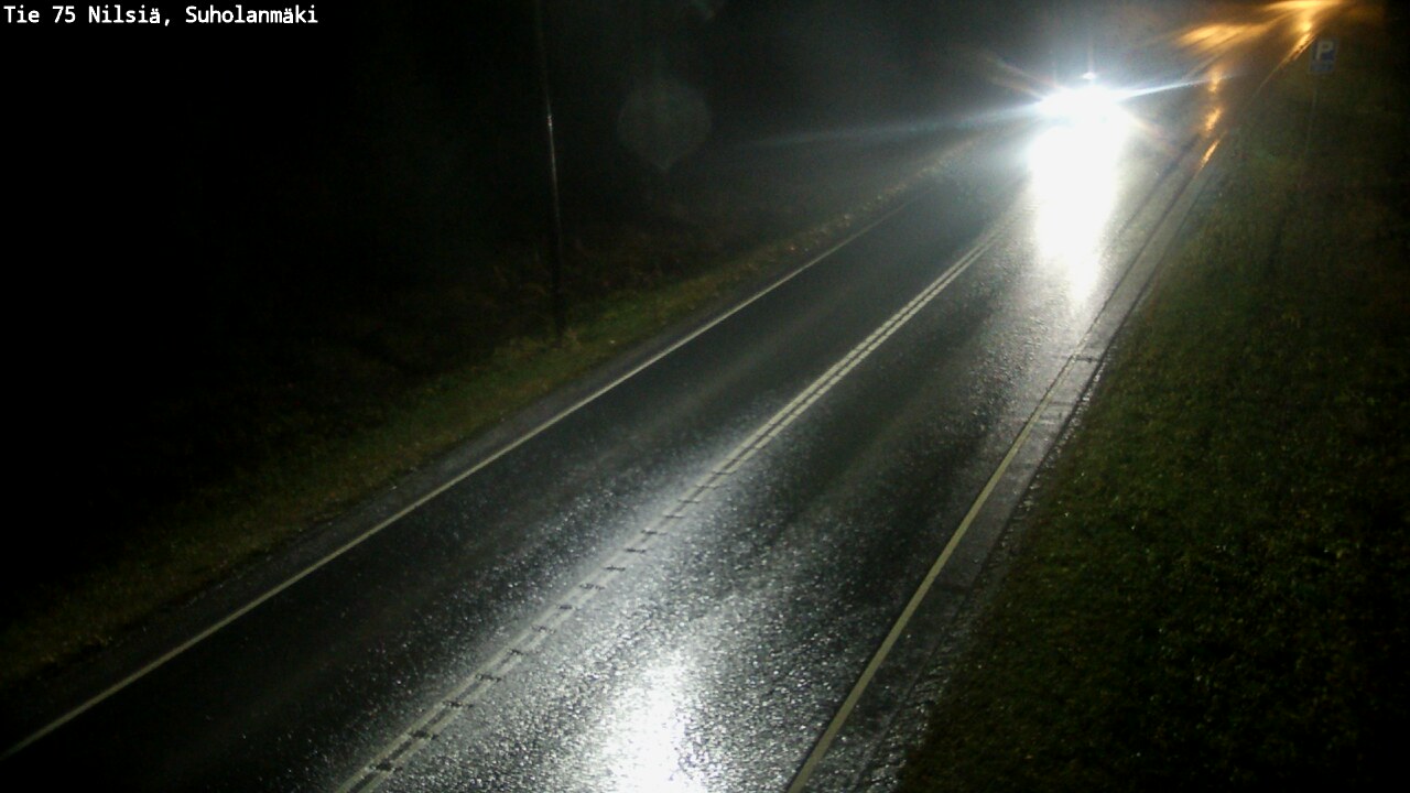 Weather Camera Image Väg 75 Nilsiä, Suholanmäki, Kuopio, Pohjois-Savo
