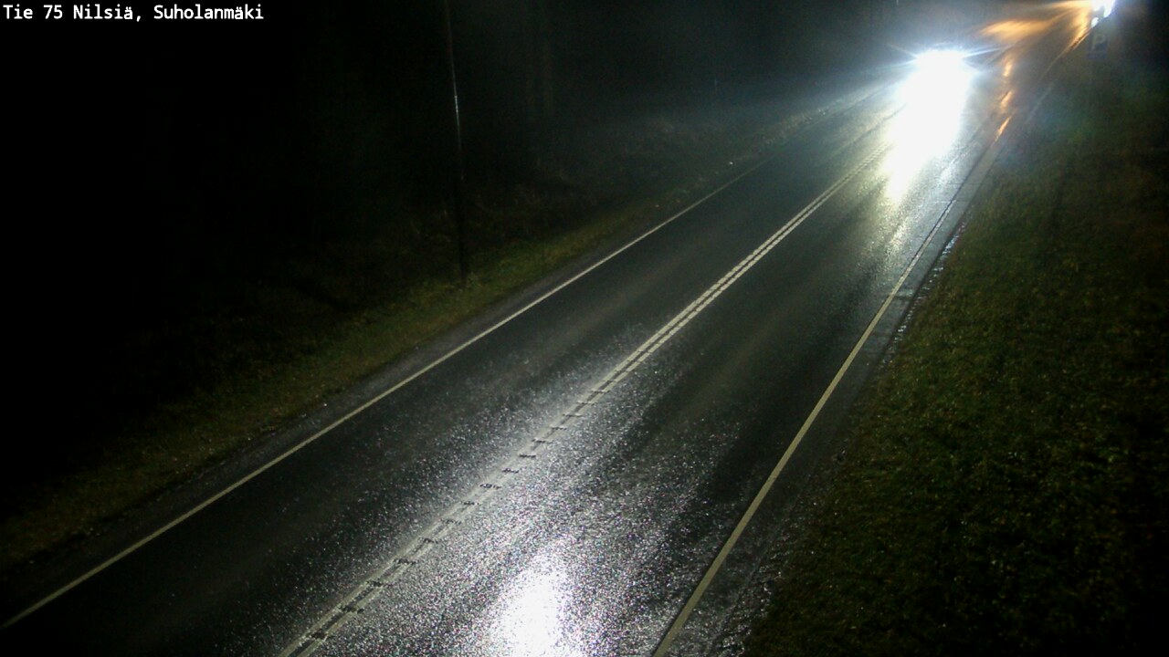 Weather Camera Image Väg 75 Nilsiä, Suholanmäki, Kuopio, Pohjois-Savo