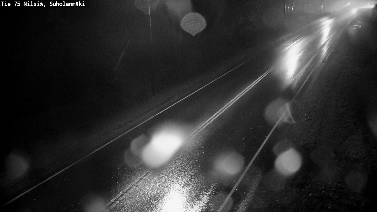 Weather Camera Image Road 75 Nilsiä, Suholanmäki, Kuopio, Pohjois-Savo