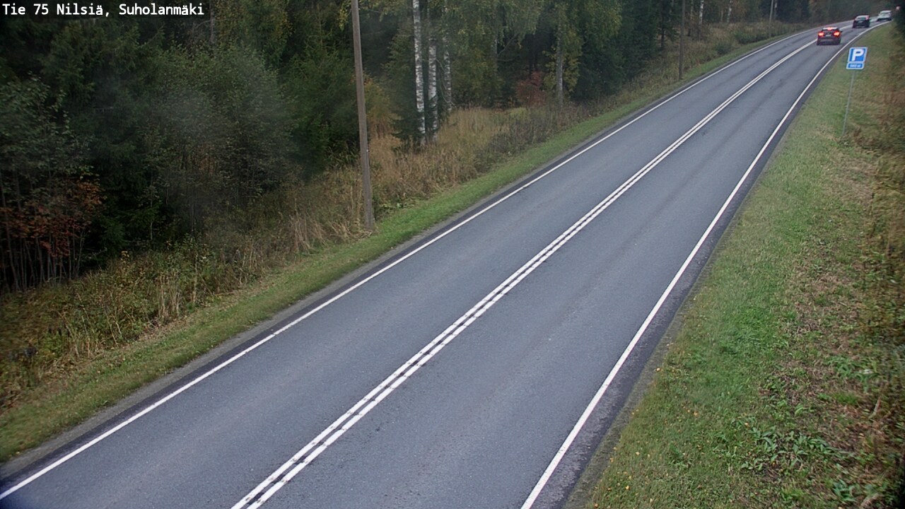 Weather Camera Image Road 75 Nilsiä, Suholanmäki, Kuopio, Pohjois-Savo