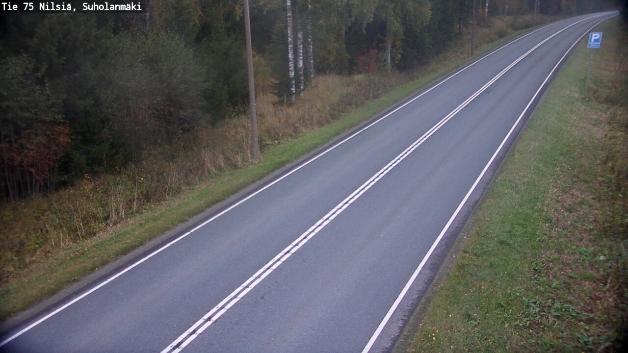 Weather Camera Image Road 75 Nilsiä, Suholanmäki, Kuopio, Pohjois-Savo