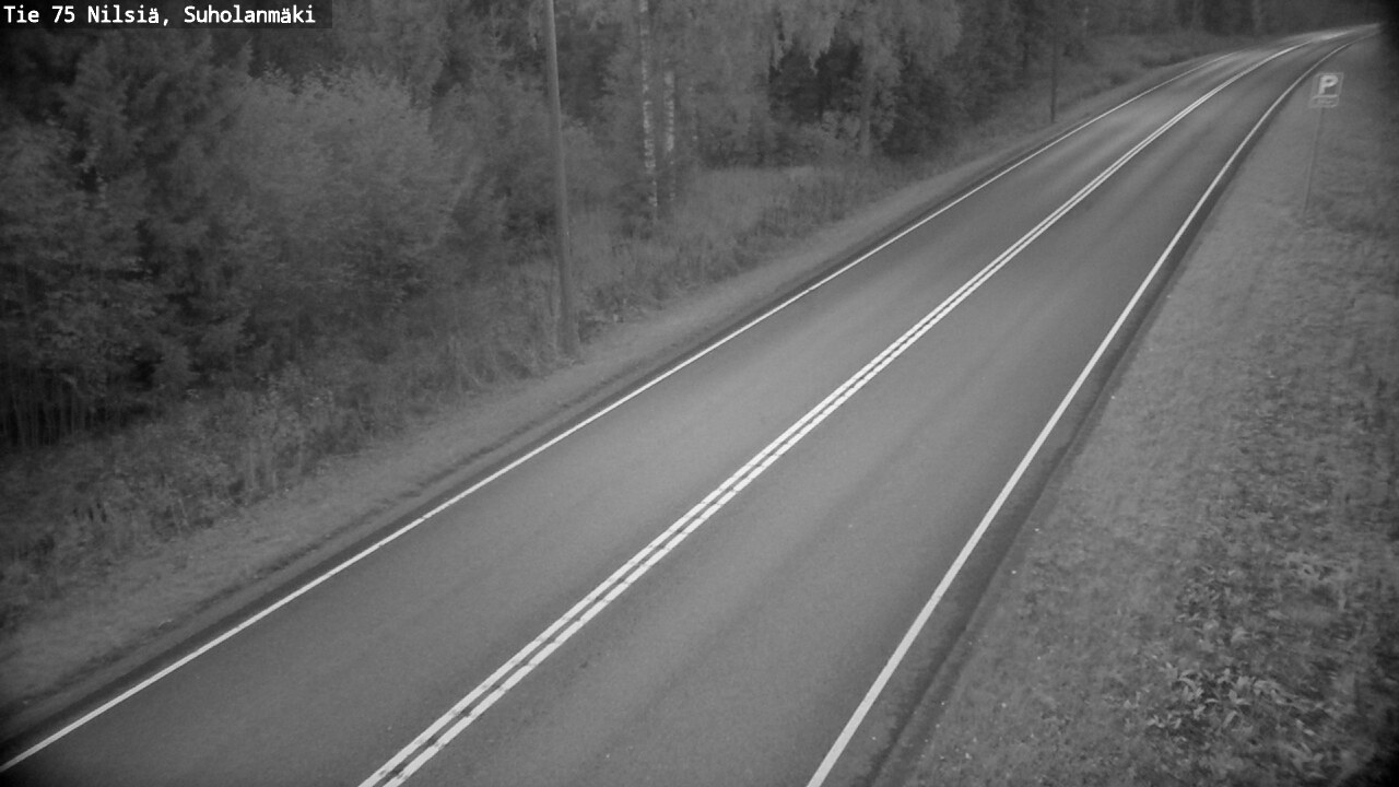 Weather Camera Image Road 75 Nilsiä, Suholanmäki, Kuopio, Pohjois-Savo