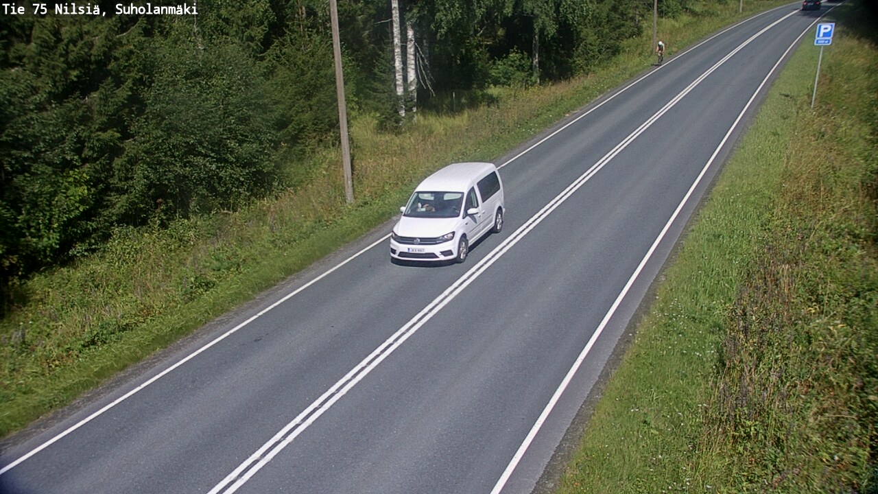 Weather Camera Image Väg 75 Nilsiä, Suholanmäki, Kuopio, Pohjois-Savo