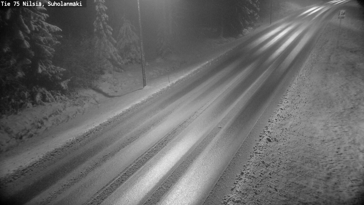 Weather Camera Image Road 75 Nilsiä, Suholanmäki, Kuopio, Pohjois-Savo