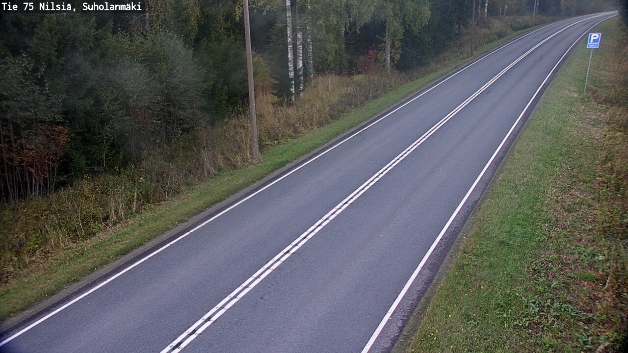 Weather Camera Image Road 75 Nilsiä, Suholanmäki, Kuopio, Pohjois-Savo