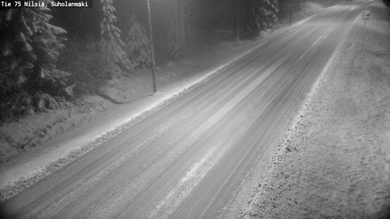 Weather Camera Image Road 75 Nilsiä, Suholanmäki, Kuopio, Pohjois-Savo