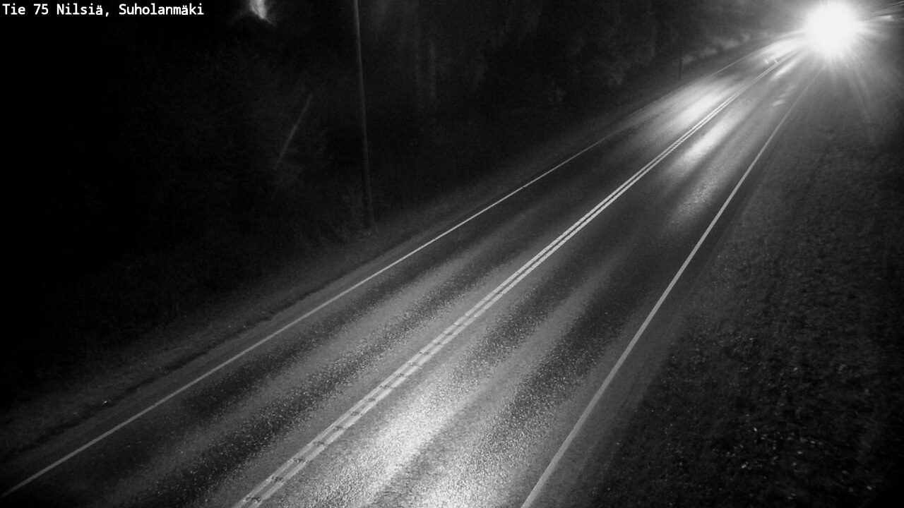Weather Camera Image Road 75 Nilsiä, Suholanmäki, Kuopio, Pohjois-Savo