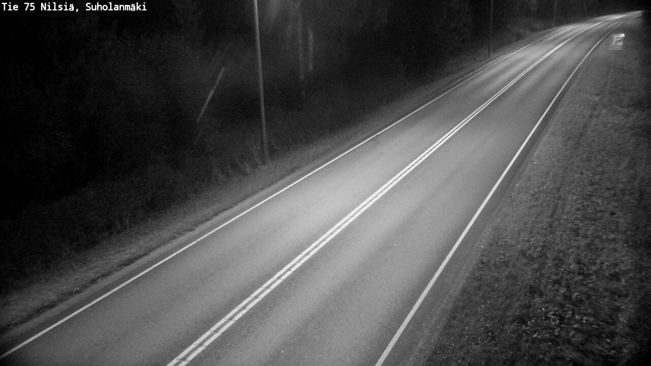 Weather Camera Image Road 75 Nilsiä, Suholanmäki, Kuopio, Pohjois-Savo