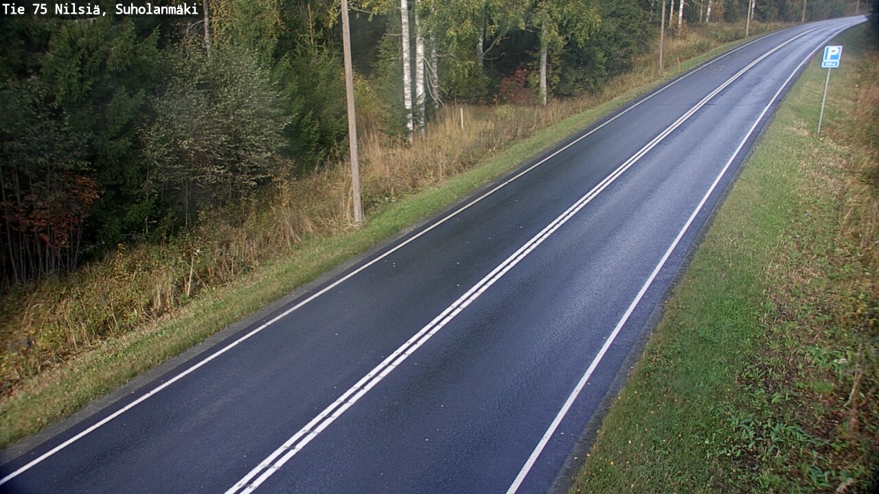 Weather Camera Image Road 75 Nilsiä, Suholanmäki, Kuopio, Pohjois-Savo
