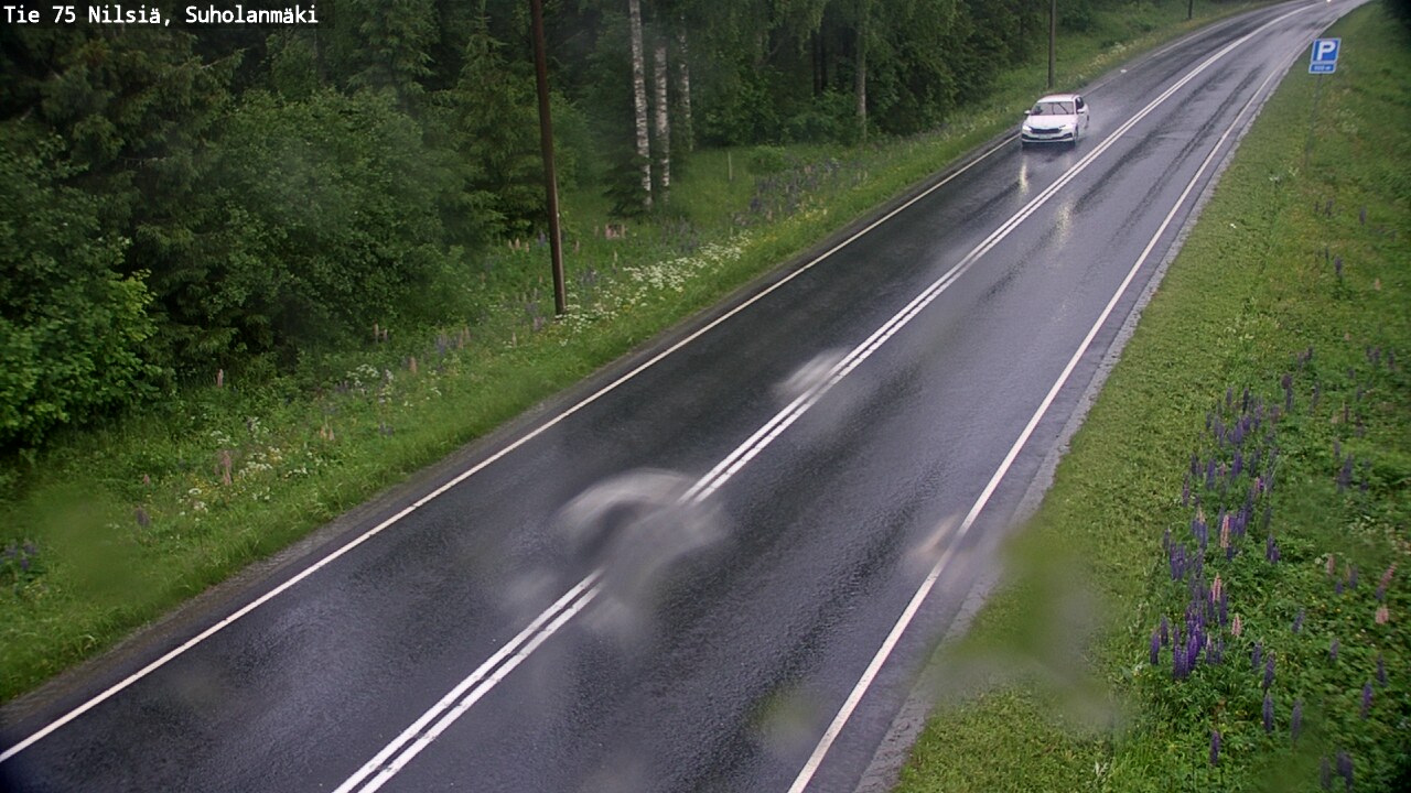 Weather Camera Image Road 75 Nilsiä, Suholanmäki, Kuopio, Pohjois-Savo
