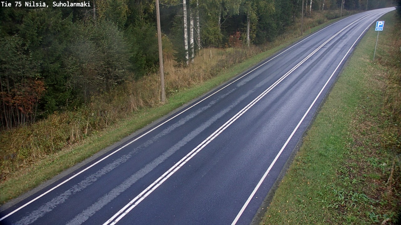 Weather Camera Image Road 75 Nilsiä, Suholanmäki, Kuopio, Pohjois-Savo