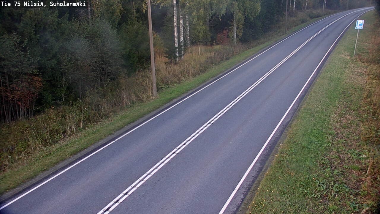 Weather Camera Image Road 75 Nilsiä, Suholanmäki, Kuopio, Pohjois-Savo