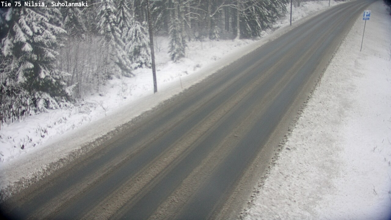 Weather Camera Image Road 75 Nilsiä, Suholanmäki, Kuopio, Pohjois-Savo