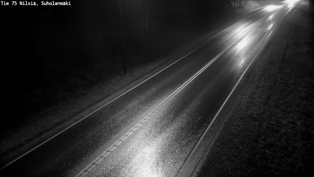 Weather Camera Image Road 75 Nilsiä, Suholanmäki, Kuopio, Pohjois-Savo
