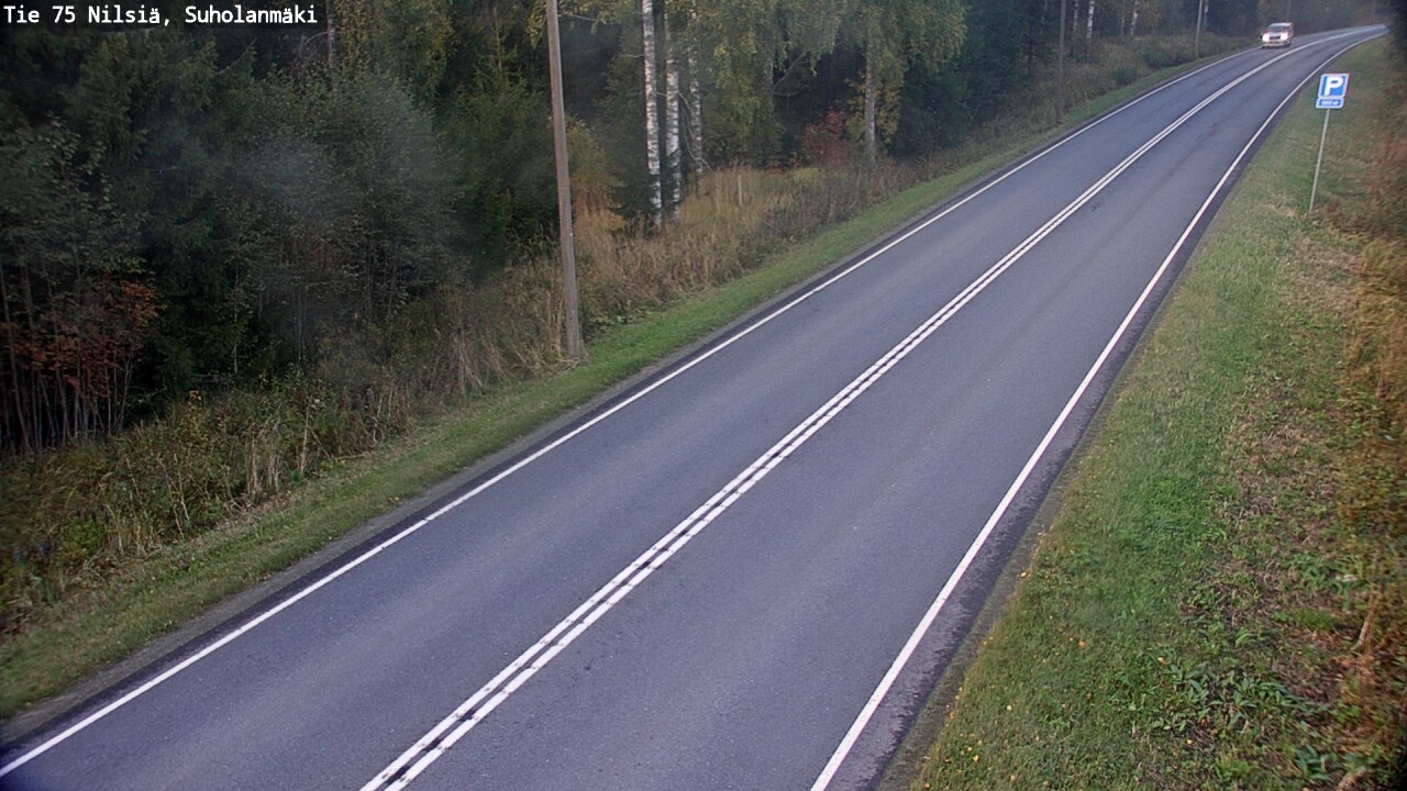 Weather Camera Image Road 75 Nilsiä, Suholanmäki, Kuopio, Pohjois-Savo