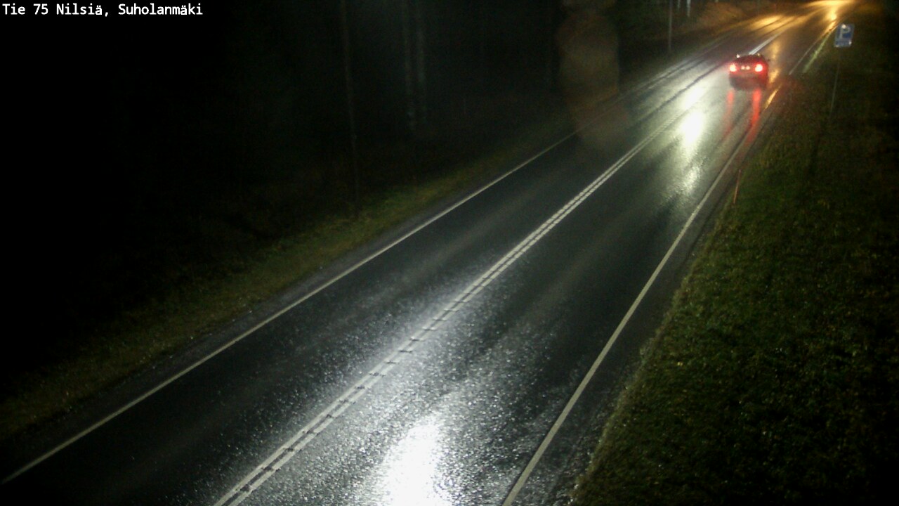 Weather Camera Image Väg 75 Nilsiä, Suholanmäki, Kuopio, Pohjois-Savo