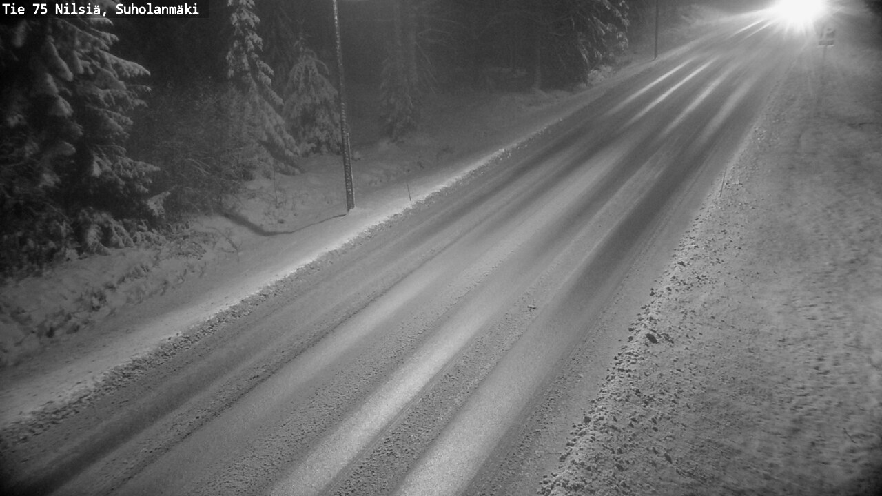 Weather Camera Image Road 75 Nilsiä, Suholanmäki, Kuopio, Pohjois-Savo