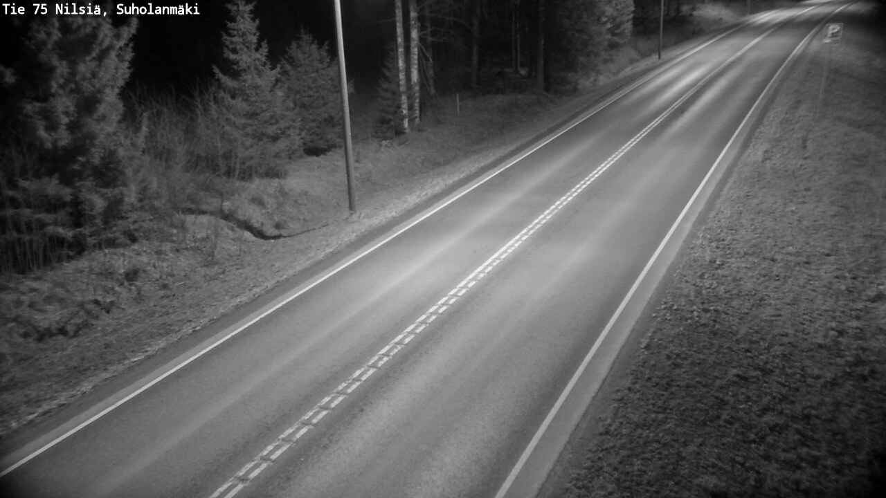 Weather Camera Image Road 75 Nilsiä, Suholanmäki, Kuopio, Pohjois-Savo