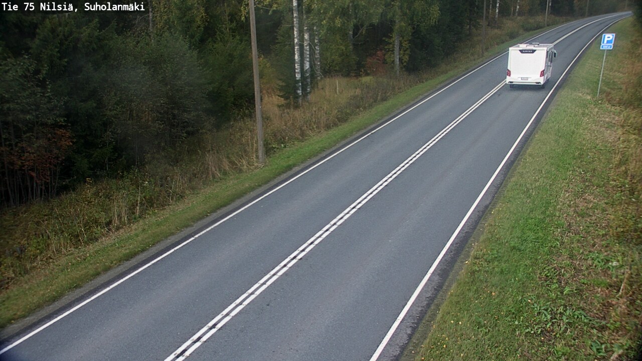 Weather Camera Image Road 75 Nilsiä, Suholanmäki, Kuopio, Pohjois-Savo