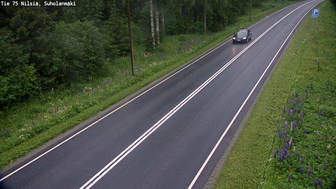 Weather Camera Image Road 75 Nilsiä, Suholanmäki, Kuopio, Pohjois-Savo