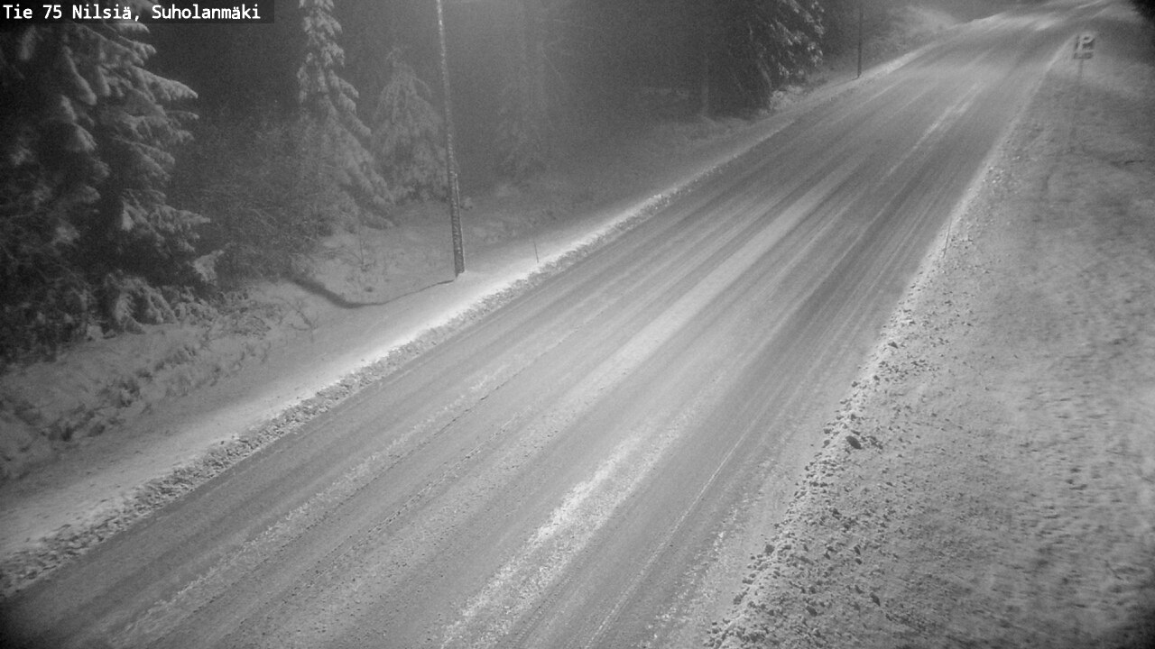 Weather Camera Image Road 75 Nilsiä, Suholanmäki, Kuopio, Pohjois-Savo
